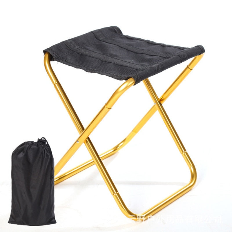 Outdoor Aluminum Portable Folding Picnic Camping Stool