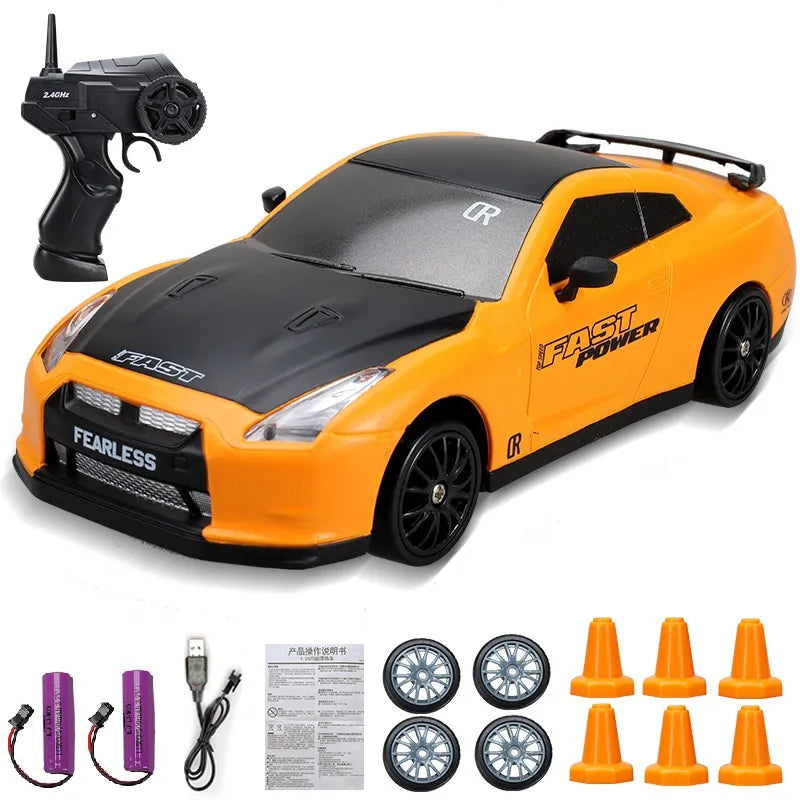 Remote Control GTR AE86 4WD 2.4G Four-wheel Drive Racing Drift Car