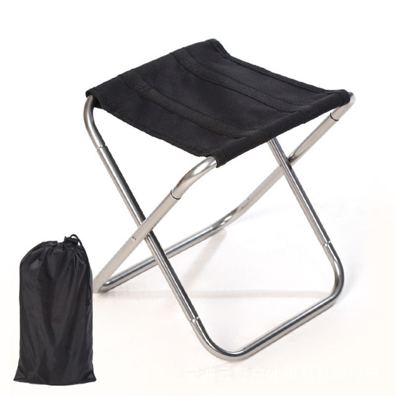 Outdoor Aluminum Portable Folding Picnic Camping Stool