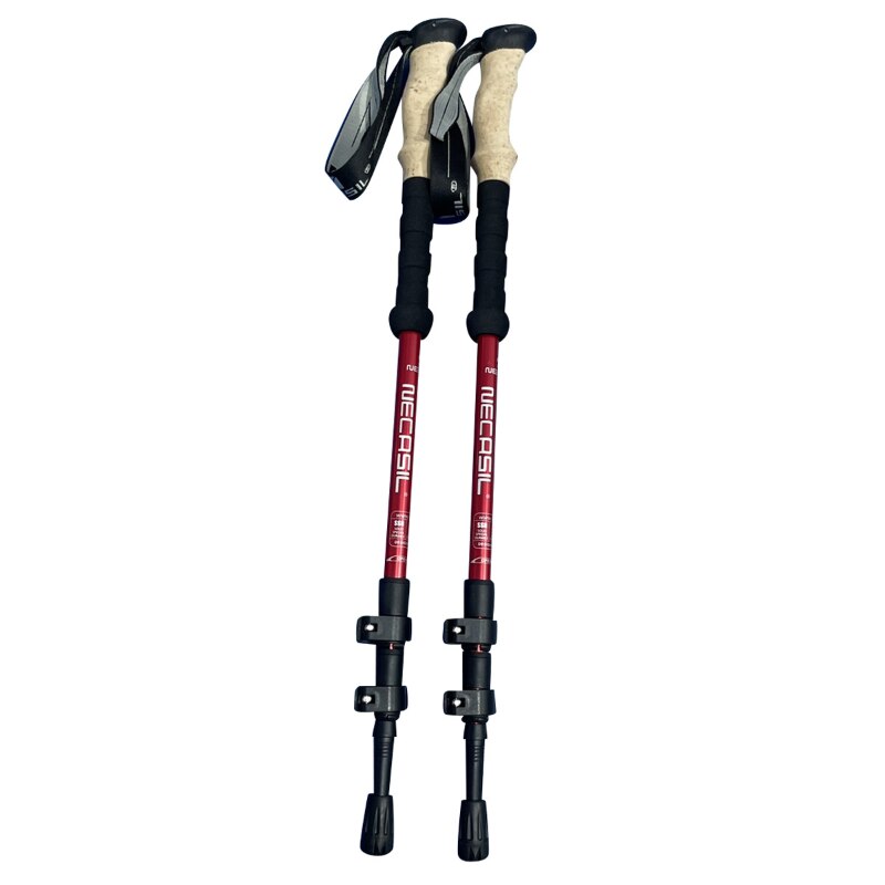 2pcs Trekking Collapsible Hiking Poles