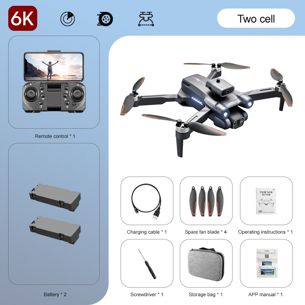 Lenovo 8K/4K Professional HD Aerial Photography Obstacle Avoidance Quadcopter