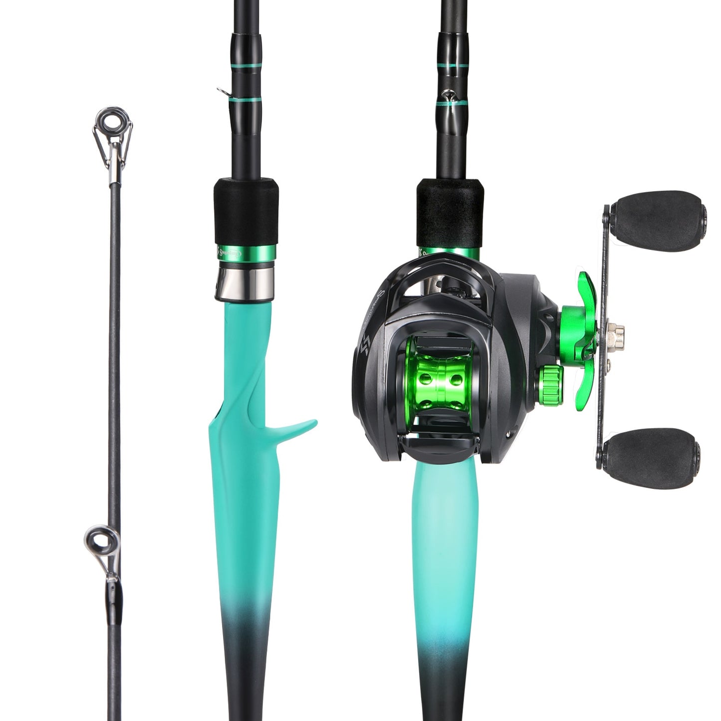 Max Drag 8kg Carbon Fiber Rod and Reel Set 1.8m 2.1m