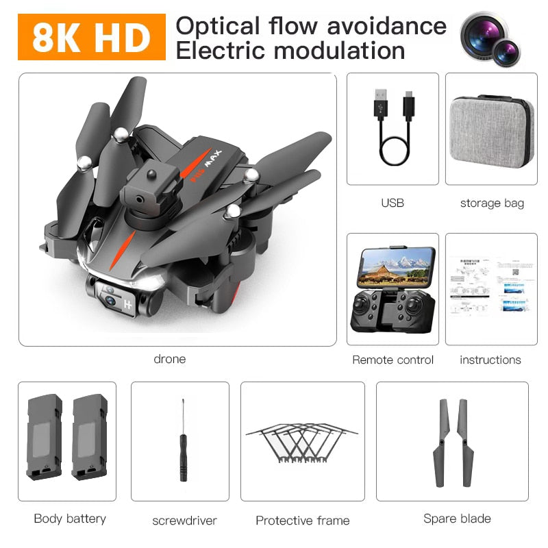 Professional HD Camera Omnidirectional Obstacle Avoidance Quadrotor Drone