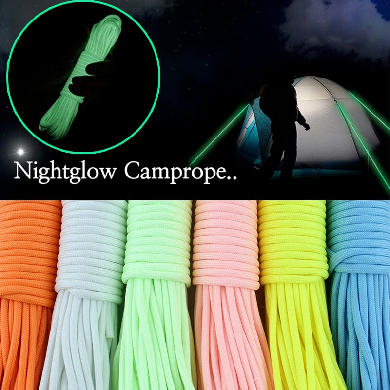 Luminous 9 Strands 4mm Nylon 550 Paracord