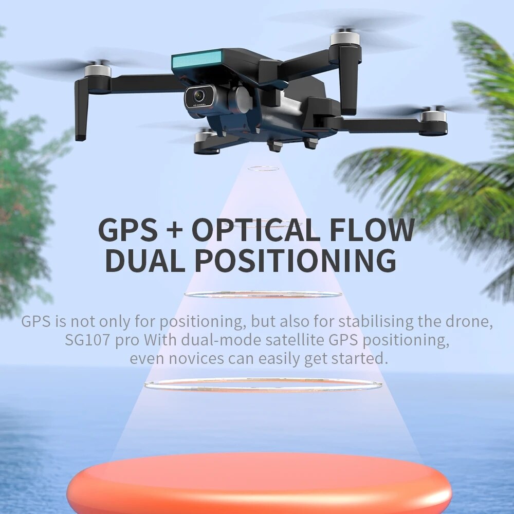 Pro Mini Quadcopter Drone with WIFI Professional 4K HD Dual Camera