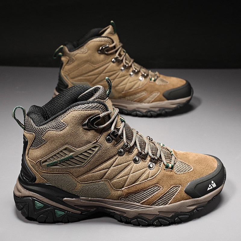 Men's Outdoor Suede High Top Trekking Hiking Boots