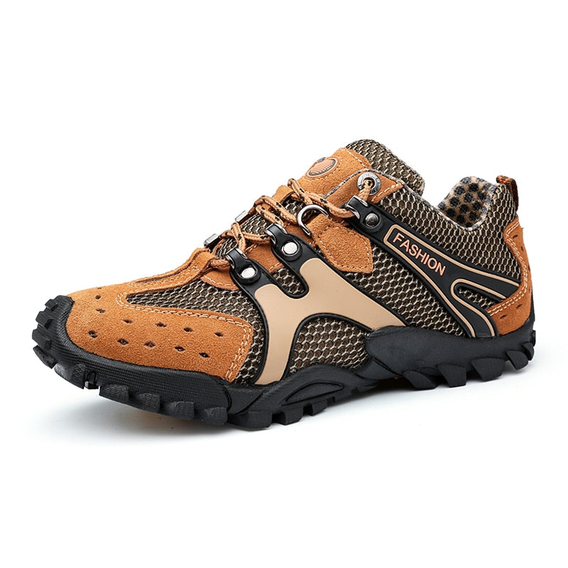 Men's Breathable Mesh Camping Climbing Trekking Wading Shoes