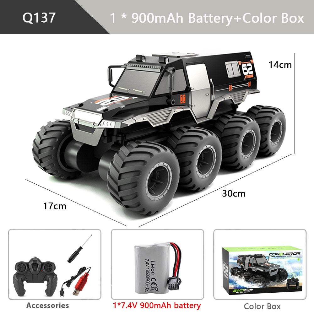 8WD Remote Control Amphibious Climbing Off Road Truck