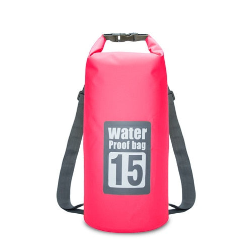 5L/10L/15L/20L Outdoor Sport PVC Waterproof Storage Dry Bag For Canoe Kayak Rafting Backpack