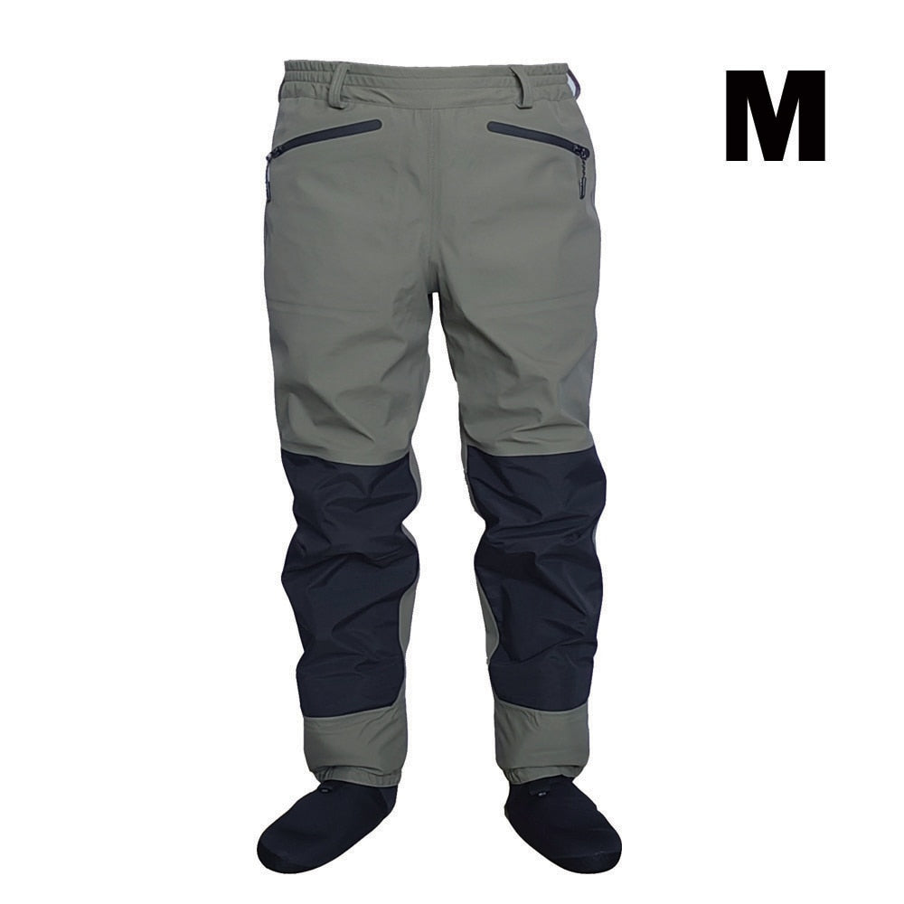 3 Layer Breathable Waterproof Fly Fishing Waist Waders