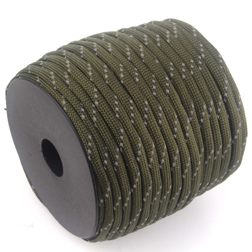 100M 7 cores 4mm Reflective Paracord Outdoor