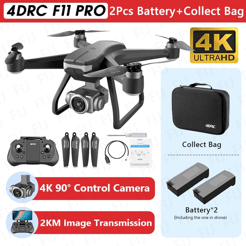 4DRC F11 Professional GPS 5G WIFI 2KM 4K HD Camera Quadcopter