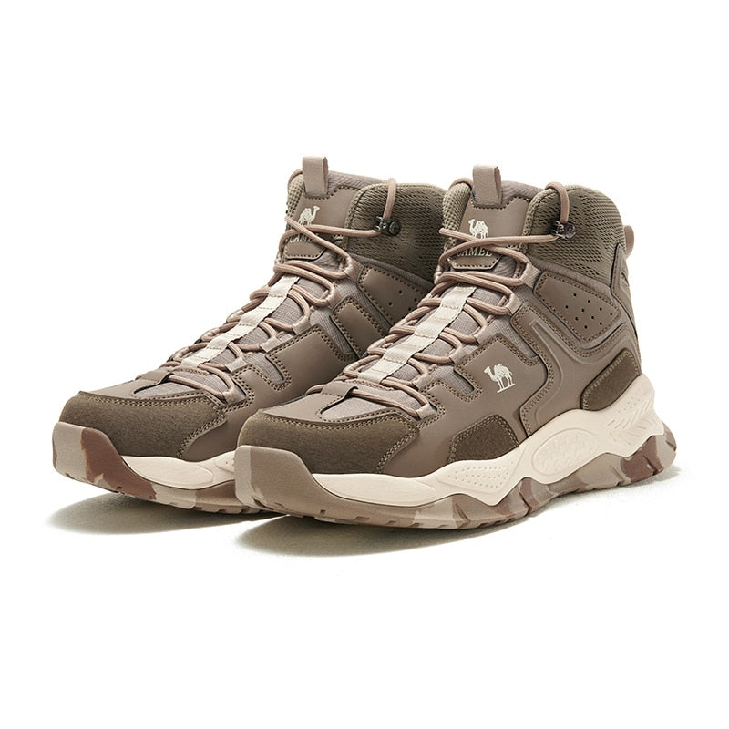 Men's Waterproof Non-slip Wear-resistant Desert High-top Hiking Boots