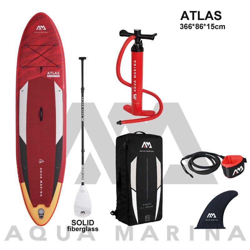 AQUA MARINA 366*86*15cm inflatable surfboard with stand up paddle - youroutdoorlivingshop