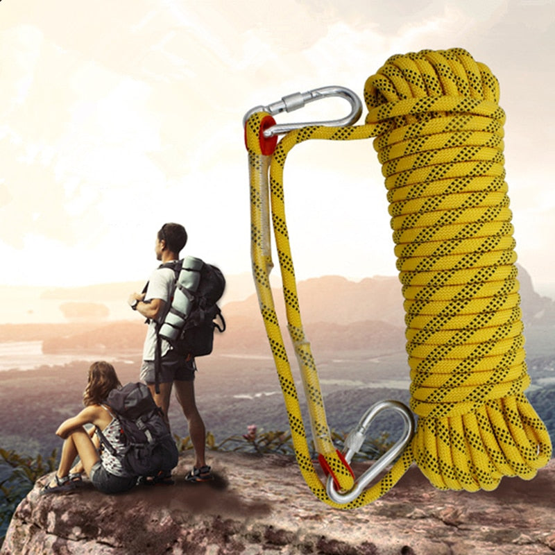 10m 20m 10/12mm Diameter High Strength Rock Climbing Rope - youroutdoorlivingshop