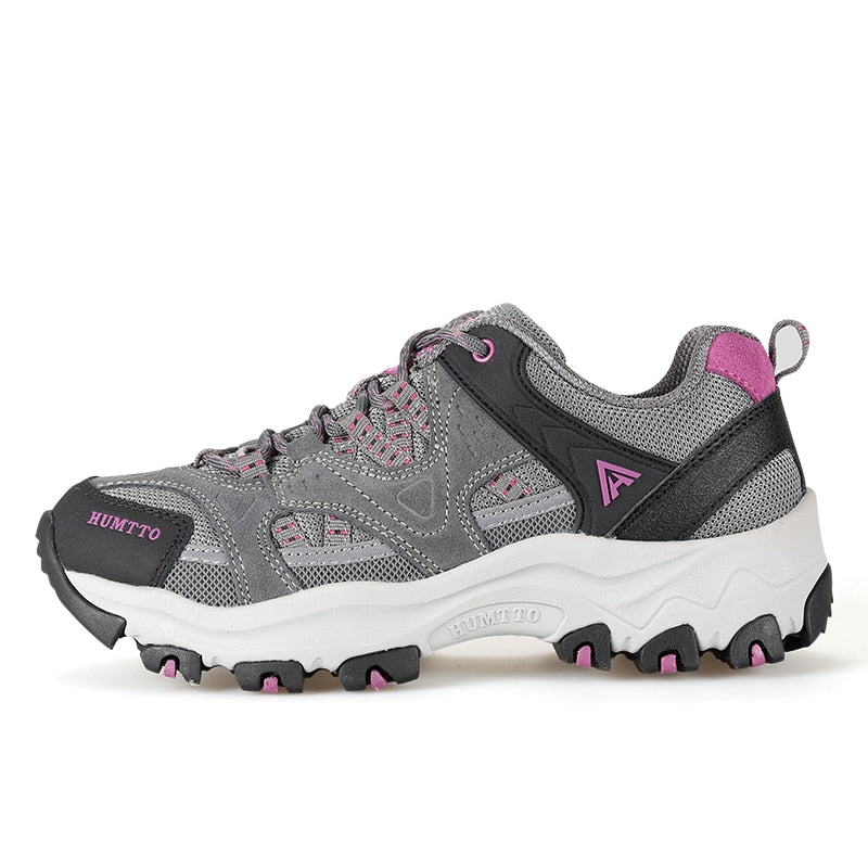 Women's Leather Camping Trekking Hiking Shoes