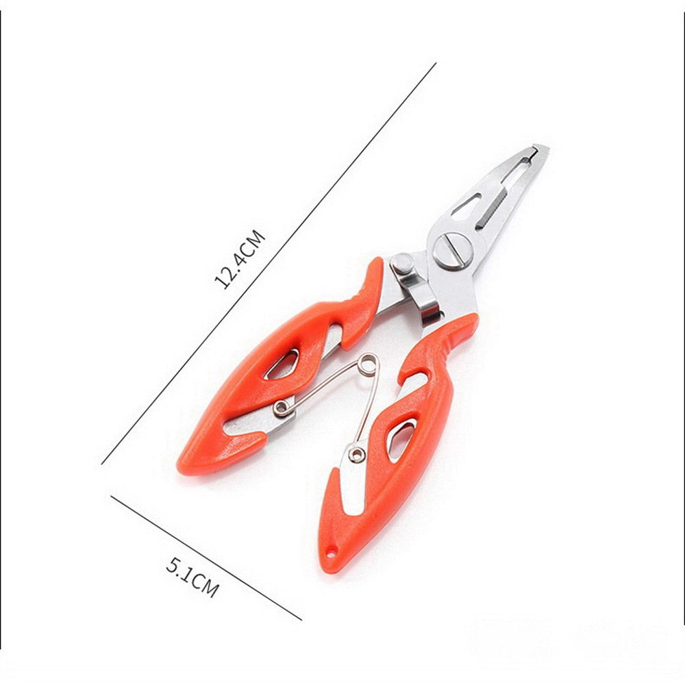 Fishing Plier Scissor Braid Line Lure Cutter Hook Remover Fishing Tackle Tool Cutting Fish Use Tongs Multifunction Scissors - youroutdoorlivingshop