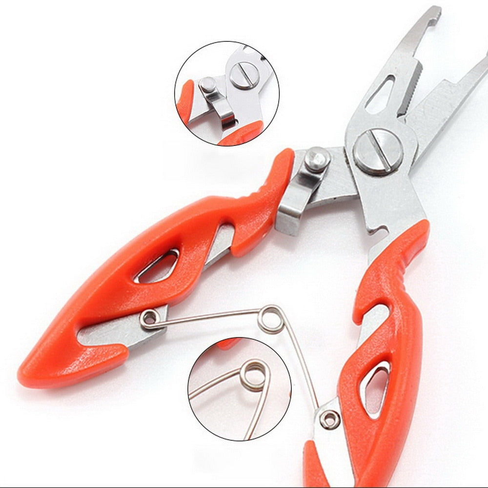 Fishing Plier Scissor Braid Line Lure Cutter Hook Remover Fishing Tackle Tool Cutting Fish Use Tongs Multifunction Scissors - youroutdoorlivingshop