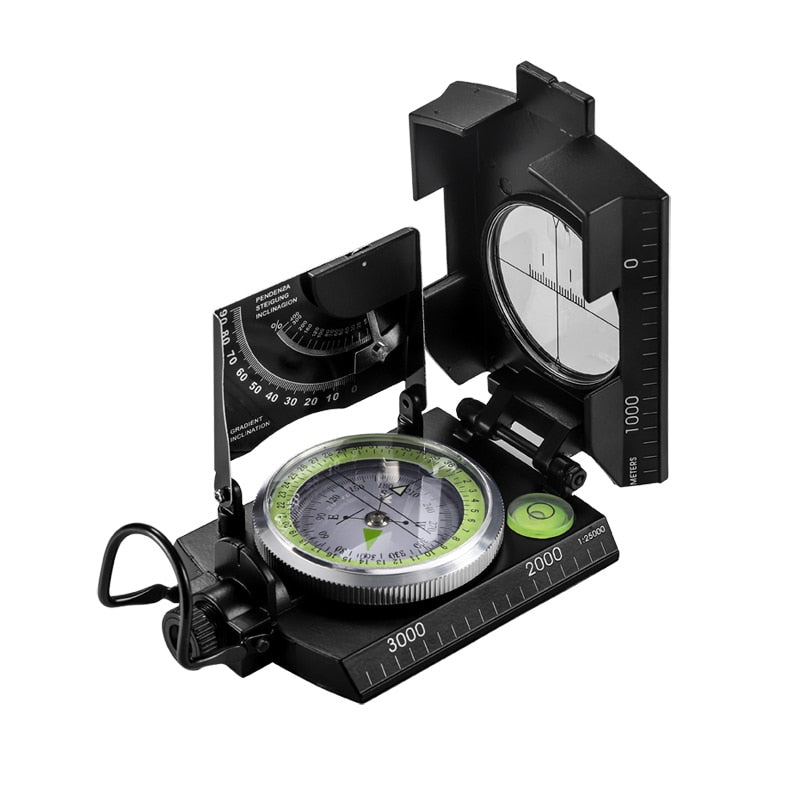 Eyeskey Mulitifunctional Outdoor Lensatic Military Compass - youroutdoorlivingshop