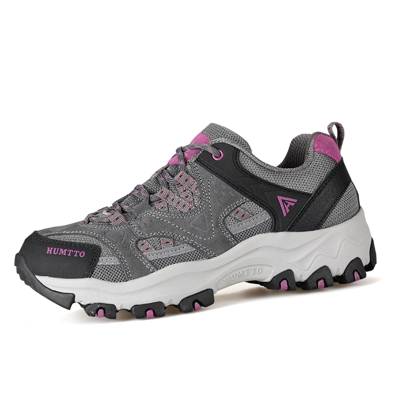 Women's Leather Camping Trekking Hiking Shoes