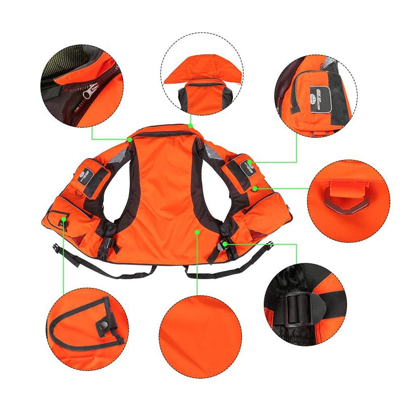 Adjustable Buoyancy Adult Life Jacket - youroutdoorlivingshop