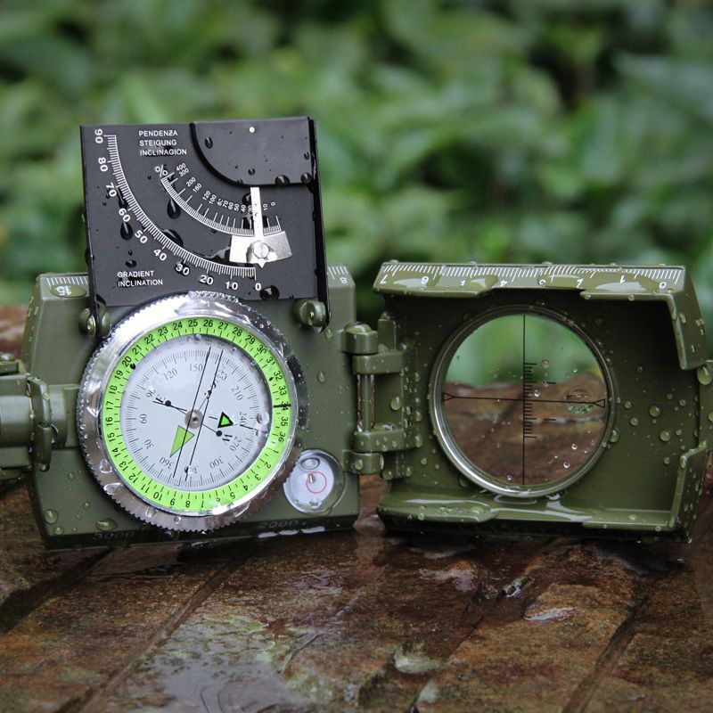 Eyeskey Mulitifunctional Outdoor Lensatic Military Compass - youroutdoorlivingshop