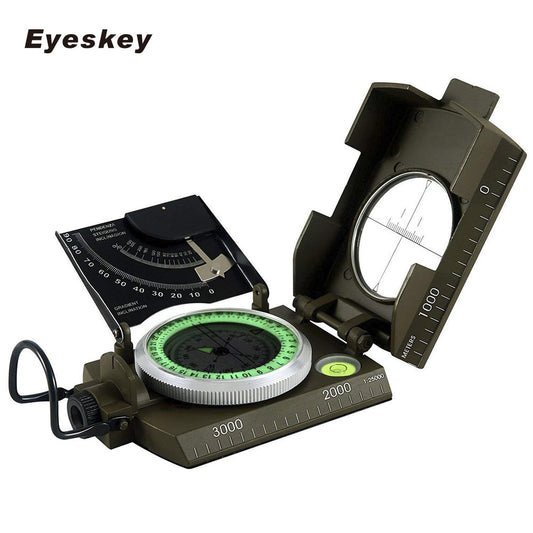 Eyeskey Mulitifunctional Outdoor Lensatic Military Compass - youroutdoorlivingshop