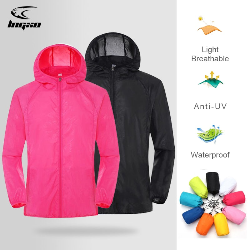 Men's and Women's Waterproof Quick Dry Windbreaker