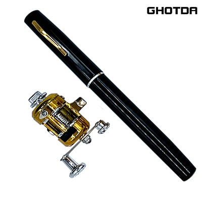 Mini Telescopic Pocket Pen Fishing Rod Set - youroutdoorlivingshop