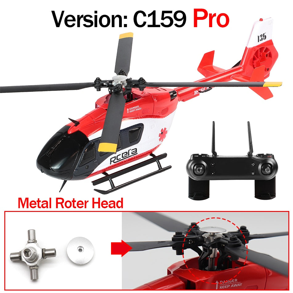 EC-135 Scaled 100 Size 4 Channel Gyro Stabilized RC Helicopter - youroutdoorlivingshop