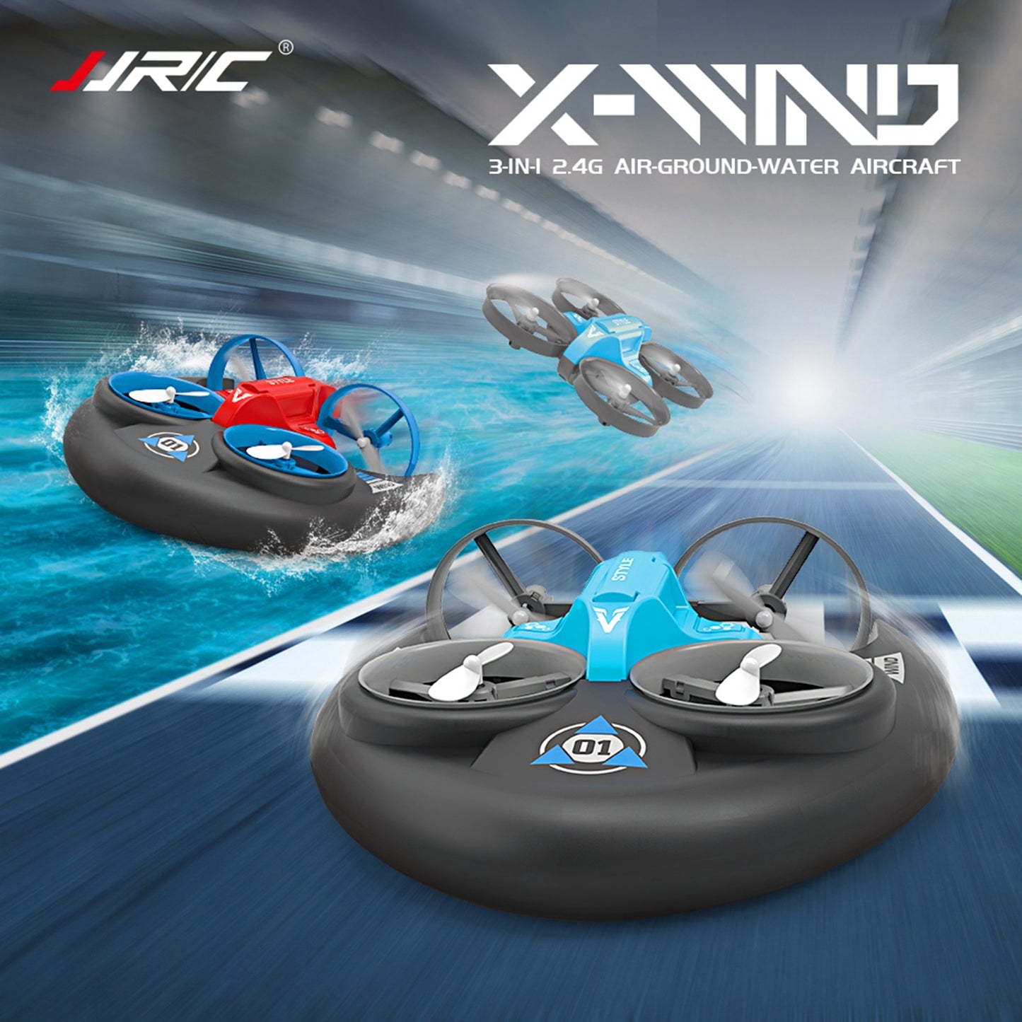 Remote Control Mini Aircraft Quadcopter Drone Hovercraft