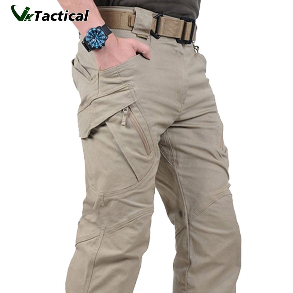 Men's Classic Outdoor Hiking Trekking Multi Pocket Cargo Pants