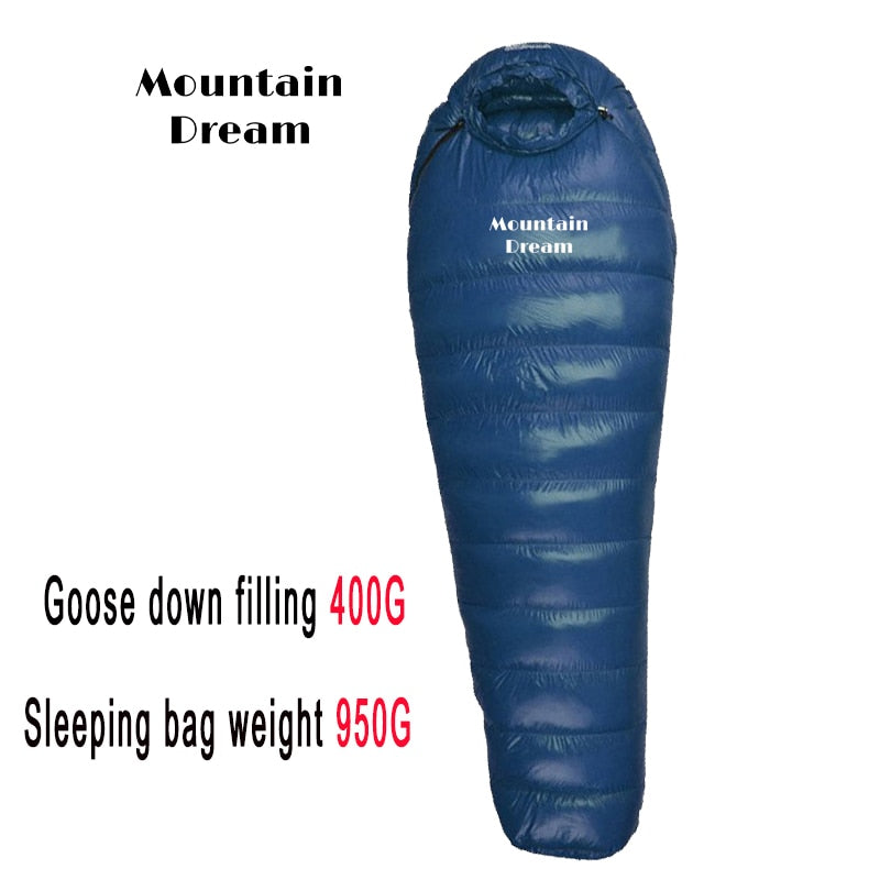 Three Season Adult Mummy Winter Down Sleeping Bag - youroutdoorlivingshop