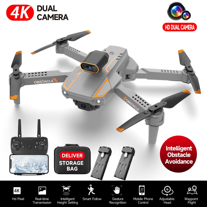 4K Profession Obstacle Avoidance Dual Camera RC Quadcopter Drone