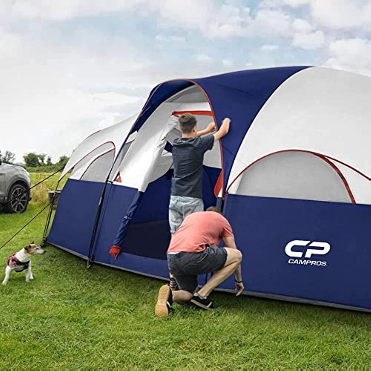 Double Layer, Waterproof, Windproof 8-Person-Camping-Tent