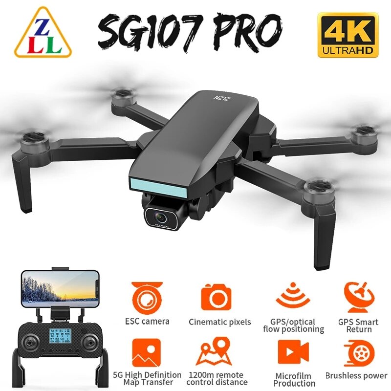 Pro Mini Quadcopter Drone with WIFI Professional 4K HD Dual Camera