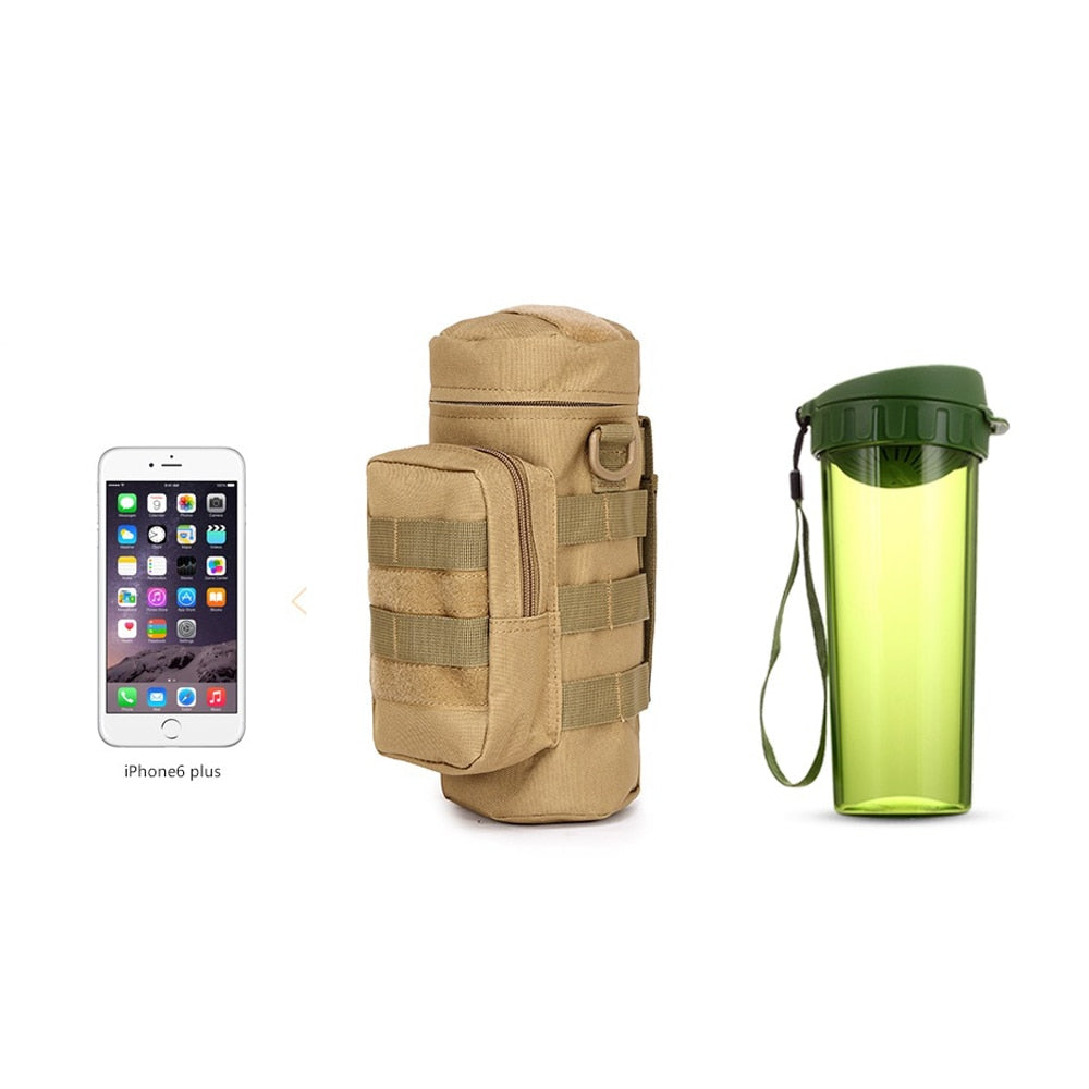 Wanlima Tactical Molle Water Bag Multi Pocket Military Bottle Pouch - youroutdoorlivingshop