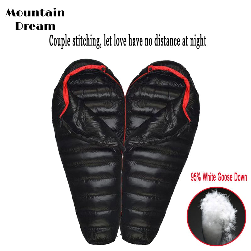 Three Season Adult Mummy Winter Down Sleeping Bag - youroutdoorlivingshop