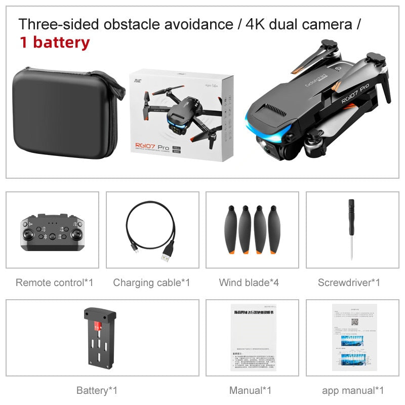 New RG107 Pro Drone 4K Professional with Dual HD Camera - youroutdoorlivingshop