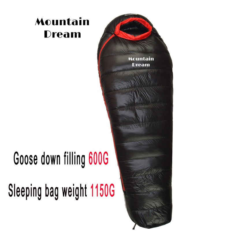 Three Season Adult Mummy Winter Down Sleeping Bag - youroutdoorlivingshop