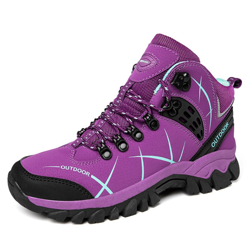 Women's New Outdoor Trekking Hiking Mountain Climbing Boots