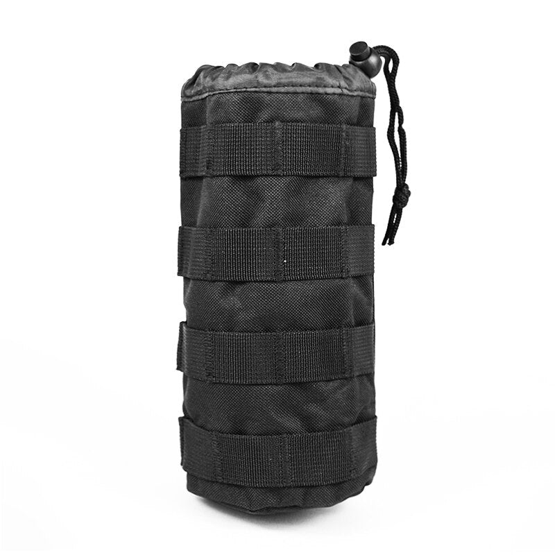 Adjustable Drawstring Tactical Water Bottle Bag