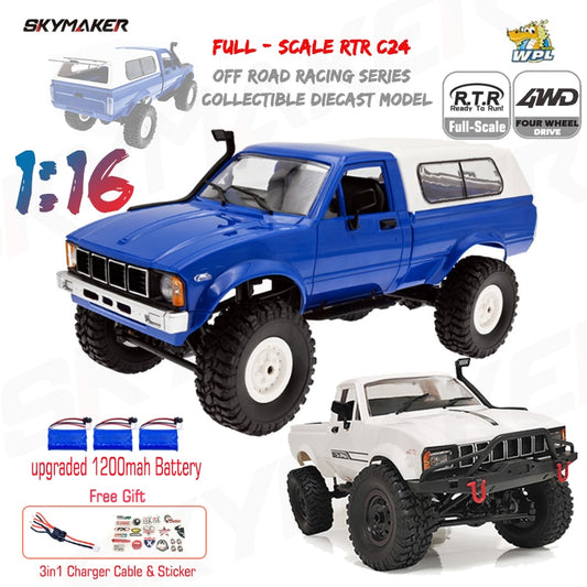 Full Scale RC 4WD Rock Crawler Electric Buggy Climbing Truck