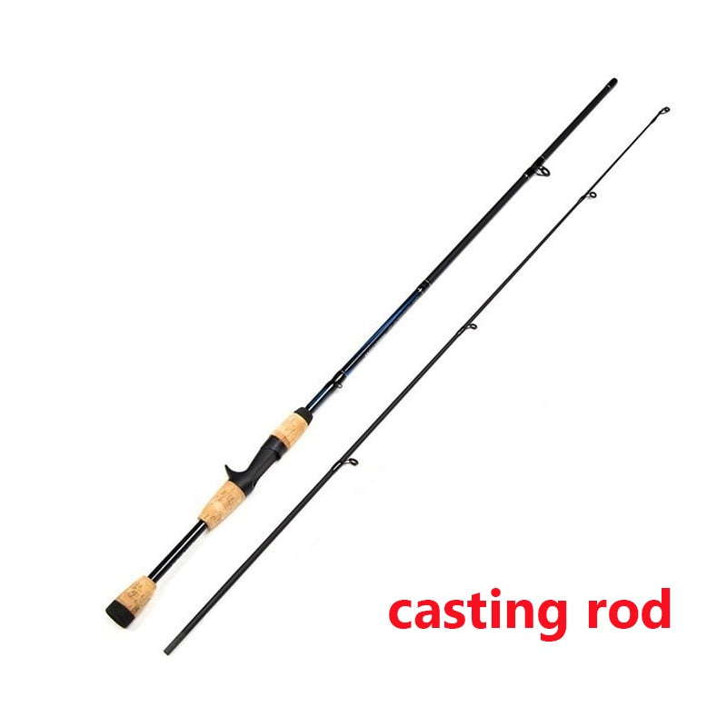 Spinning Casting Carbon Fishing Rod 1.8M