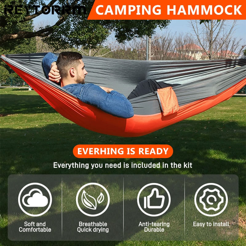 Outdoor Hunting Survival Camping Hammock For Single Person - youroutdoorlivingshop