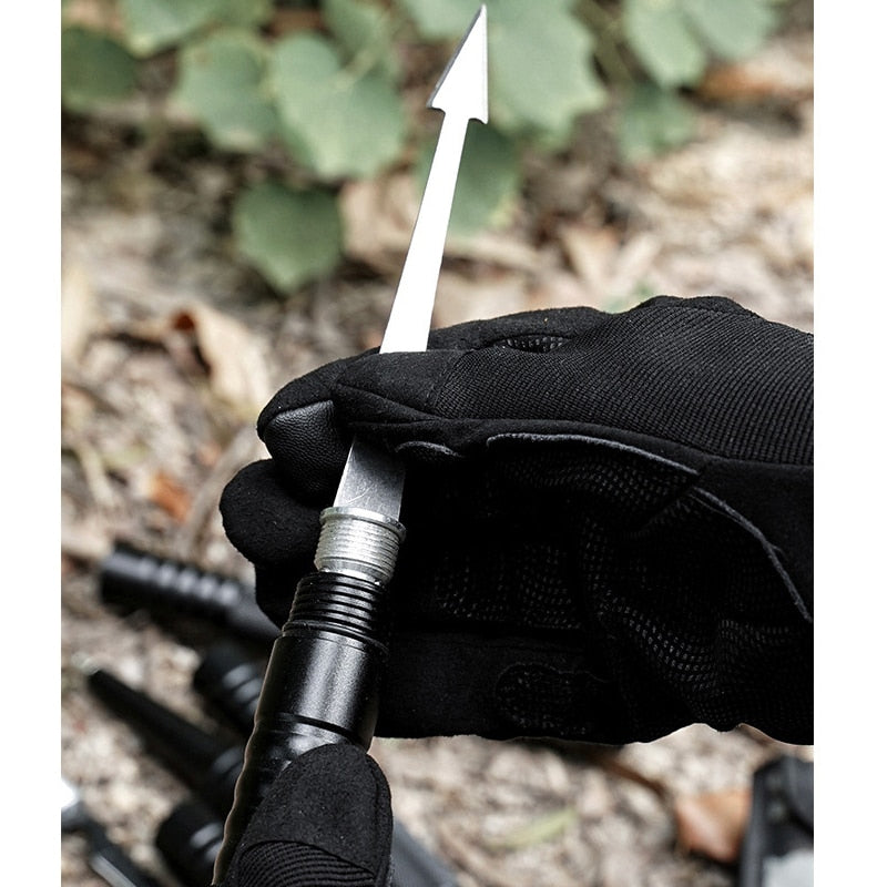 Multifunctional Ultralight compass folding trekking pole - youroutdoorlivingshop