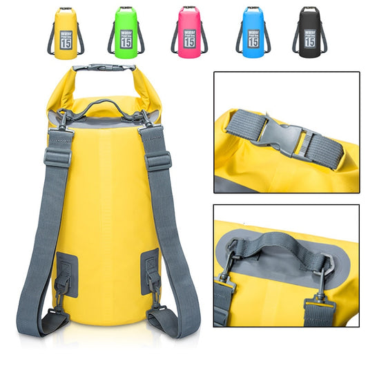 5L/10L/15L/20L Outdoor Sport PVC Waterproof Storage Dry Bag For Canoe Kayak Rafting Backpack