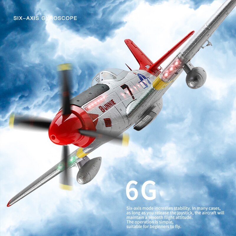 RC P-51 2.4G 3D/6G With Xpilot P-51 Fighter Airplane