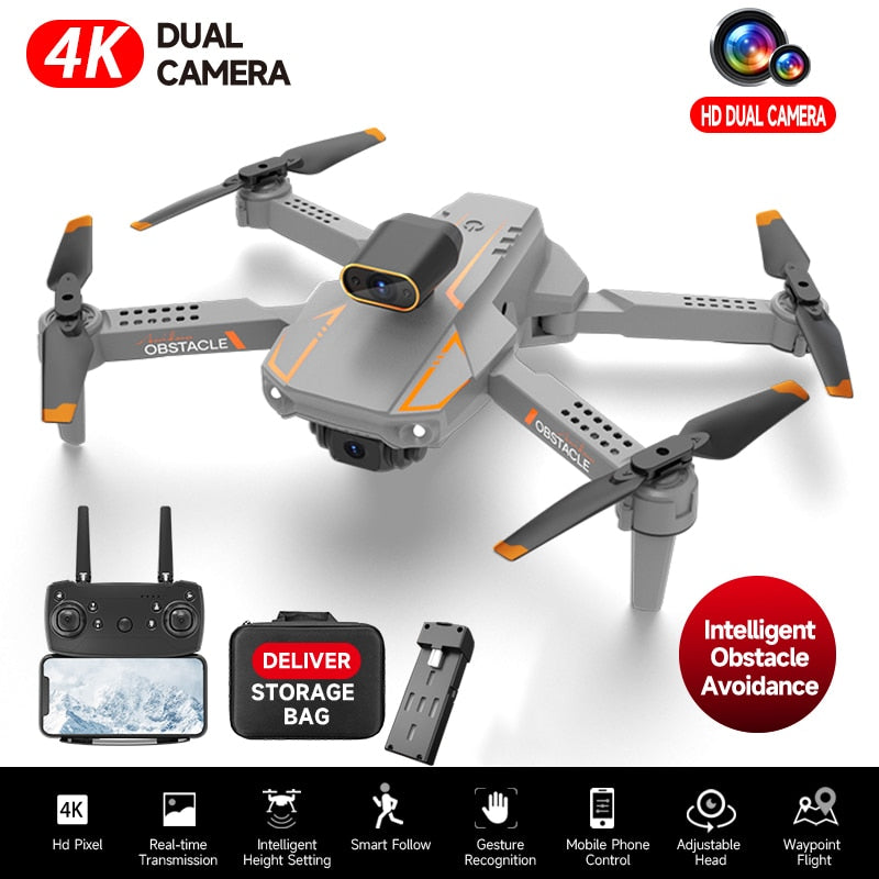 4K Profession Obstacle Avoidance Dual Camera RC Quadcopter Drone