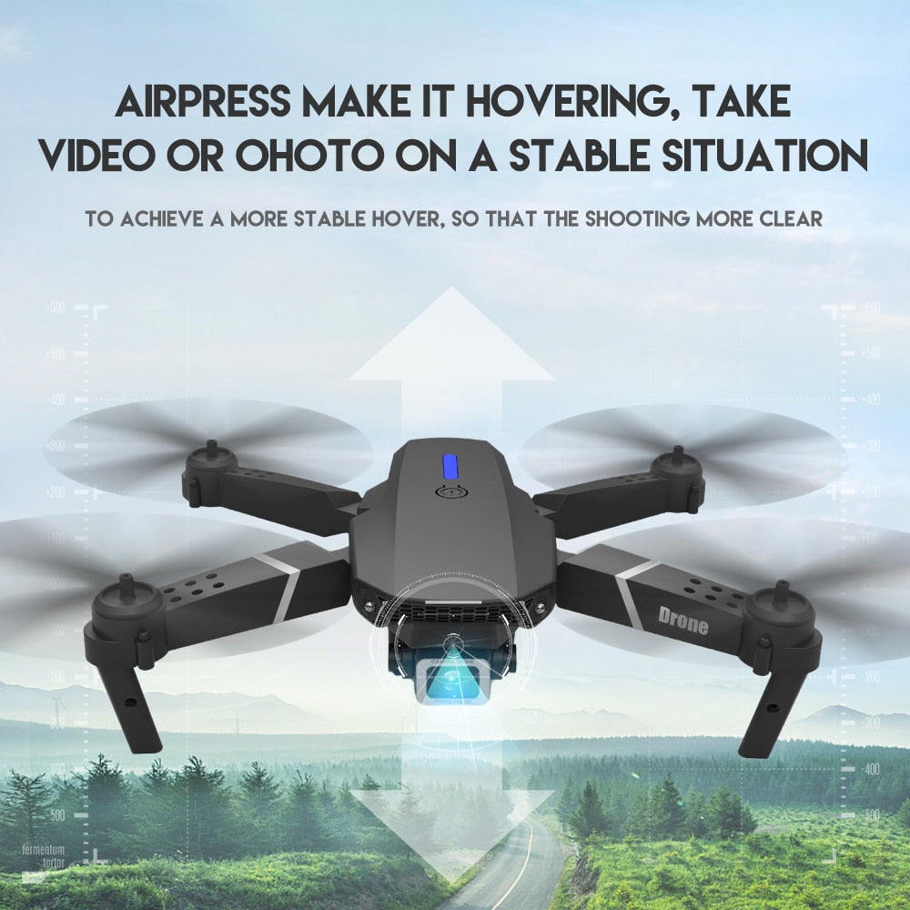 2023 New Quadcopter E88 Pro WIFI FPV Drone With Wide Angle HD 4K 1080P Camera - youroutdoorlivingshop